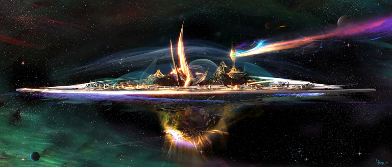 Illustration for article titled Thor concept art includes a complete map of Asgard